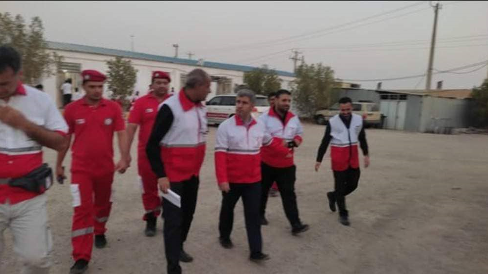 بازدید مدیرعامل جمعیت هلال احمر خوزستان از قرارگاه امداد ونجات مرزی چذابه